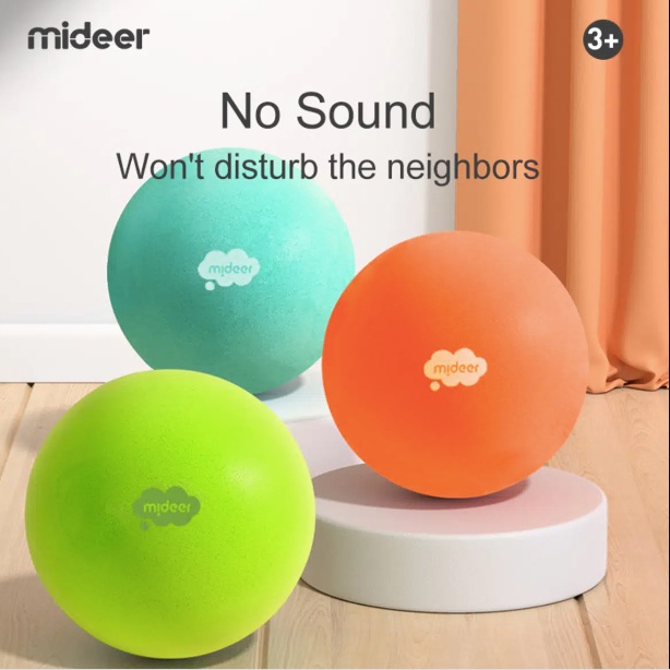 SG Seller MiDeer Quiet Fluffy Ball 3 vibrant colours. Noise Free