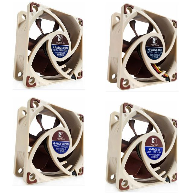 NOCTUA NF-A6x25 NF-A6x15 60mm fan PWM FLX 5V for PC cases and