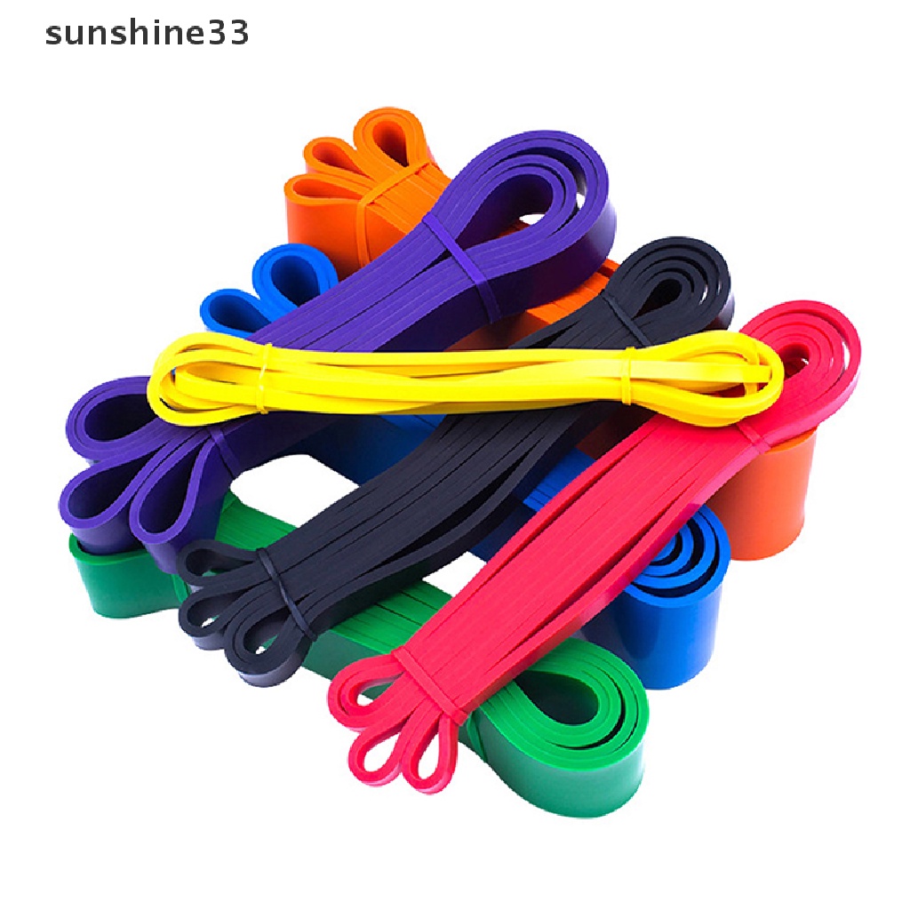 SY Resistance Bands Exercise Elastic Natural Latex Workout Strength