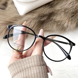 Triangle Cat's Eye Black Frame Glasses Anti Eye Strain Fashion Eyeglasses  for Fashion Party Matching Accessories Bright Black Frame 