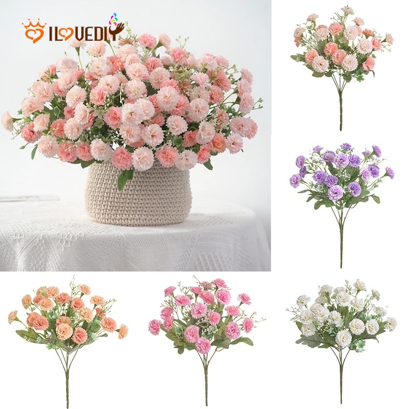 [Hot]1 Bunch 20 Heads Artificial Flowers Korean Style Real Touch Small