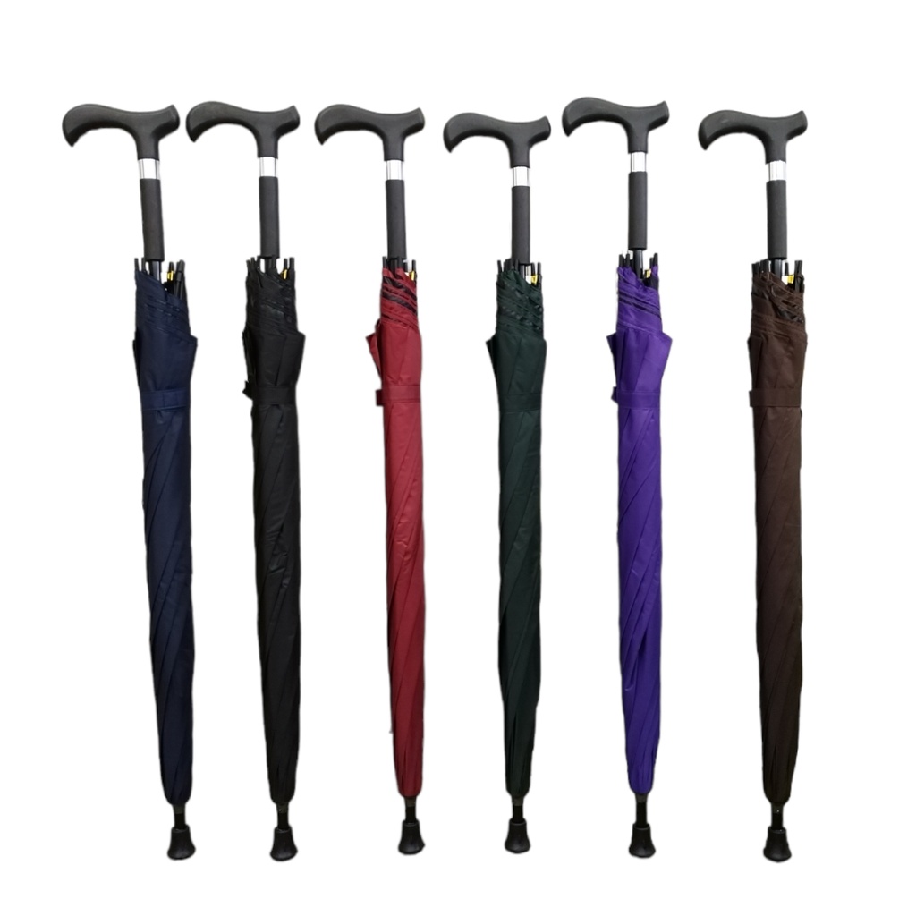 Crutch Umbrella Special Tungkod Walking Stick Umbrella/Long Umbrella ...