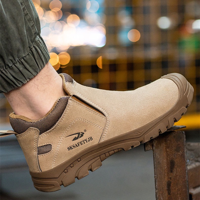 UltraLight Safety Shoes Men/Women LowCut Safety Boots Steel Toe Work Shoes Flying Knit