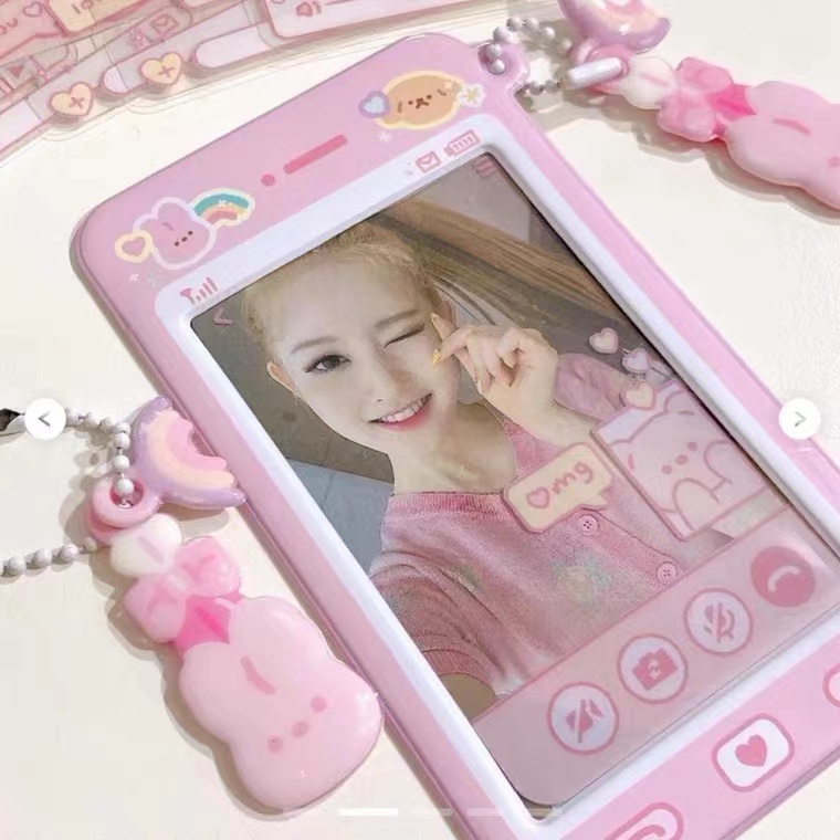 Steve Korean Cute Phone Frame 3 Inch Photocard Holder Pendants Polaroid