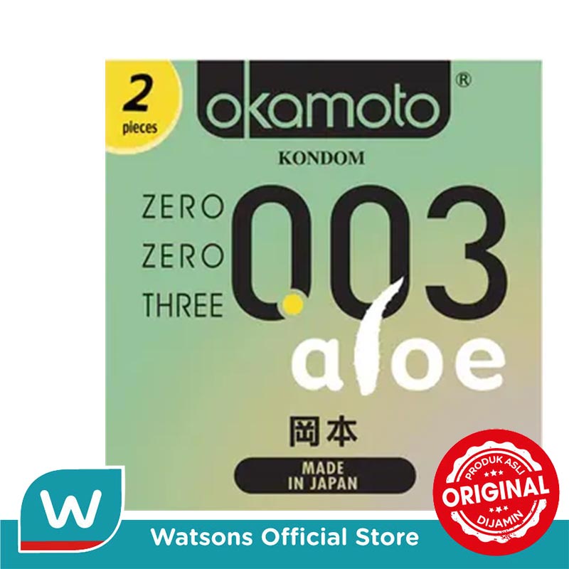 OKAMOTO Kondom Aloe 2'S - Gambar 2