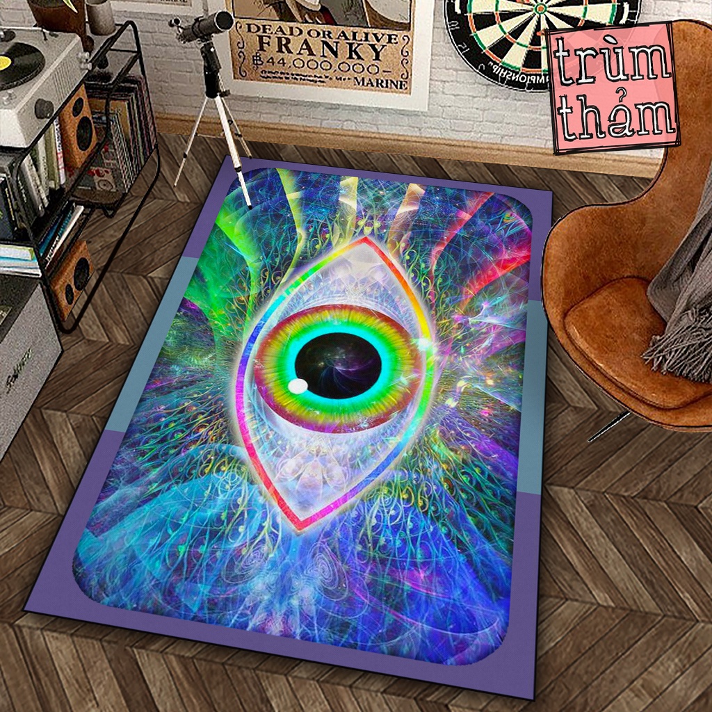 High eye decorative carpet with colorful patterns Decor Study Corner ...