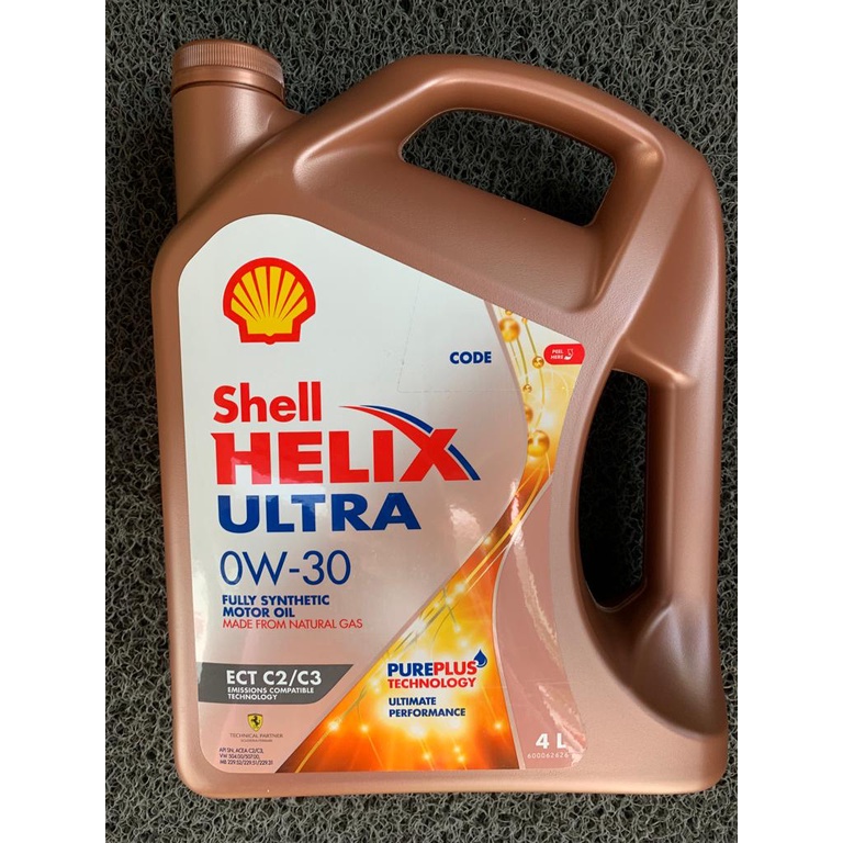 Shell Helix Ultra ECT C2/C3 0w-30 4L | Shopee Singapore