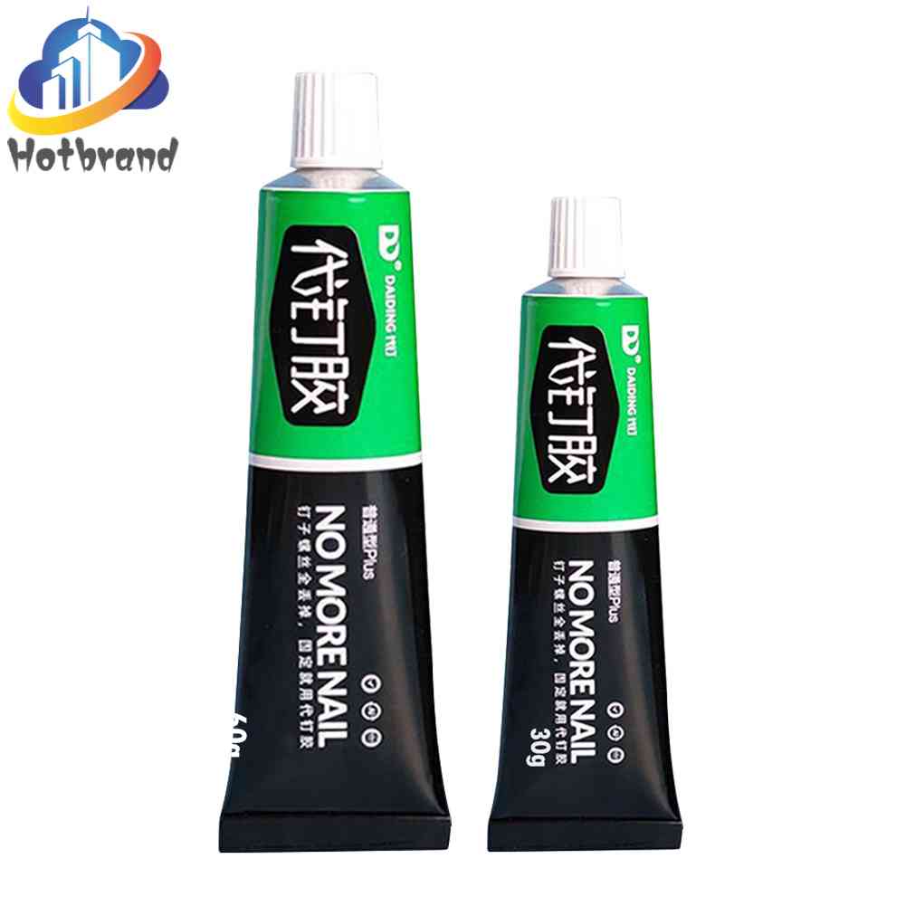 Waterproof All-purpose Glue Nail Free Strong Adhesive Sealant Fix Glue ...