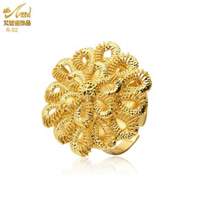 Gold flower 2025 design ring