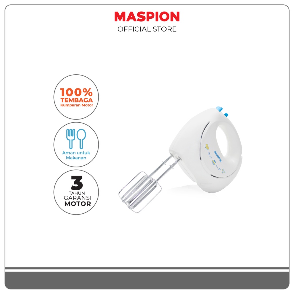 Maspion Electric Hand Mixer Pencampur Elektrik MT-1170