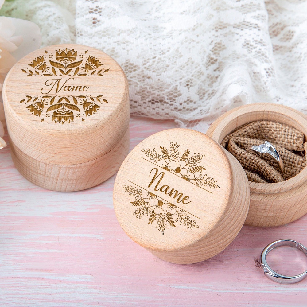 Custom wooden wedding on sale rings