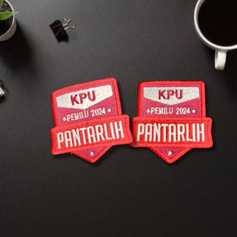 2024 PANTARLIH KPU Embroidery 2024 PANTARLIH KPU LOGO Embroidery 2024