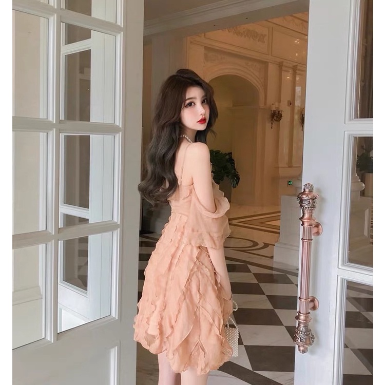 quatro shop for evening dresses Rose Island AW24 Elf Guardian - The Girl Fairy Angel Mini Dress main image 1