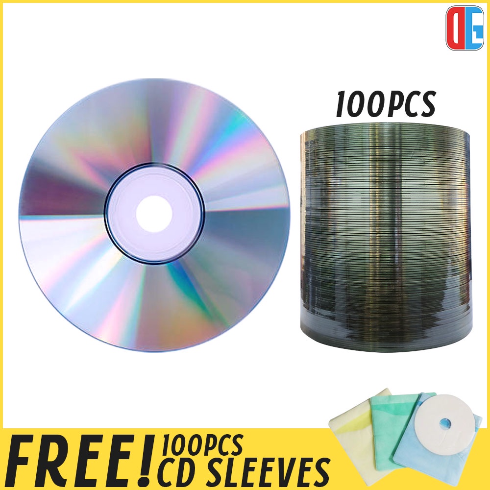 (FREE CD SLEEVES) 100pcs Generic DVD+R 8x 4.7gb | Shopee Singapore