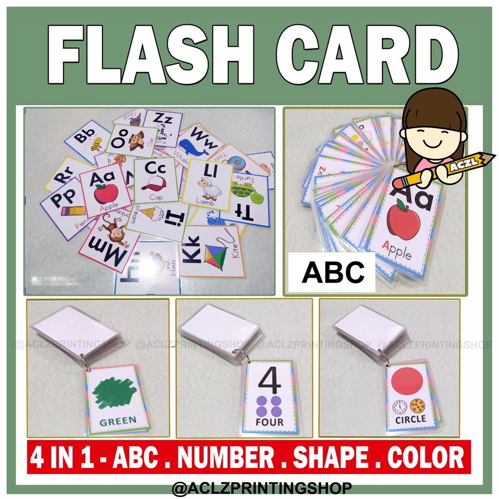 FLASH CARD SET (LAMINATED) Shopee Singapore