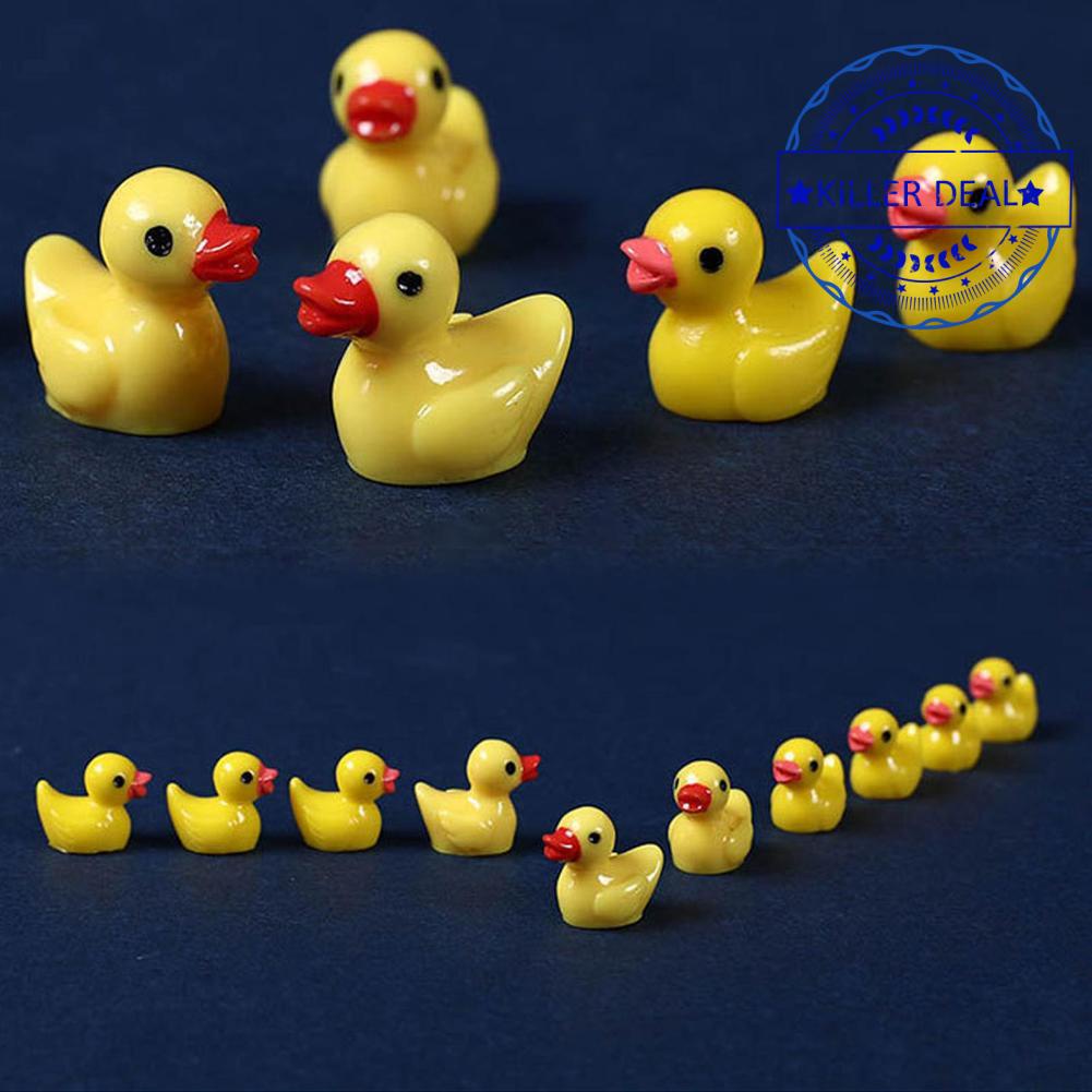 200 Pieces Mini Resin Ducks Yellow Tiny Duckies For School Project  Accessories Miniature V1E7 | Shopee Singapore