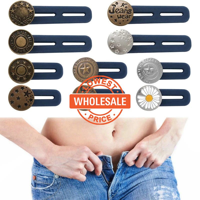 [Wholesale Price] Premium Metal Buttons for Pants Retractable Waist ...