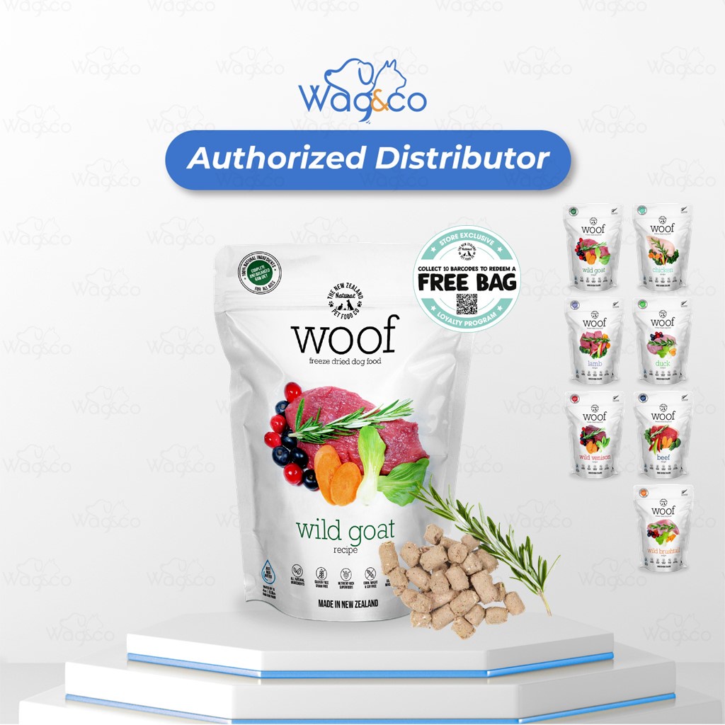 Woof freeze dried dog sales food