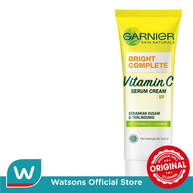 Garnier Bright Complete Whitening Serum Cream 40ml - Gambar 3