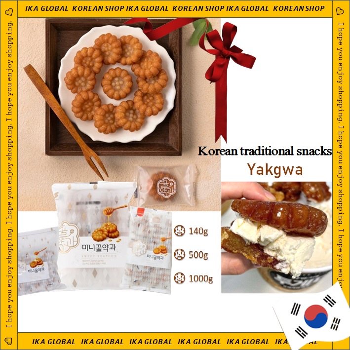 [Samlip] Korean Traditional Honey Snack Yakgwa Mini Honey Yakgwa 140g