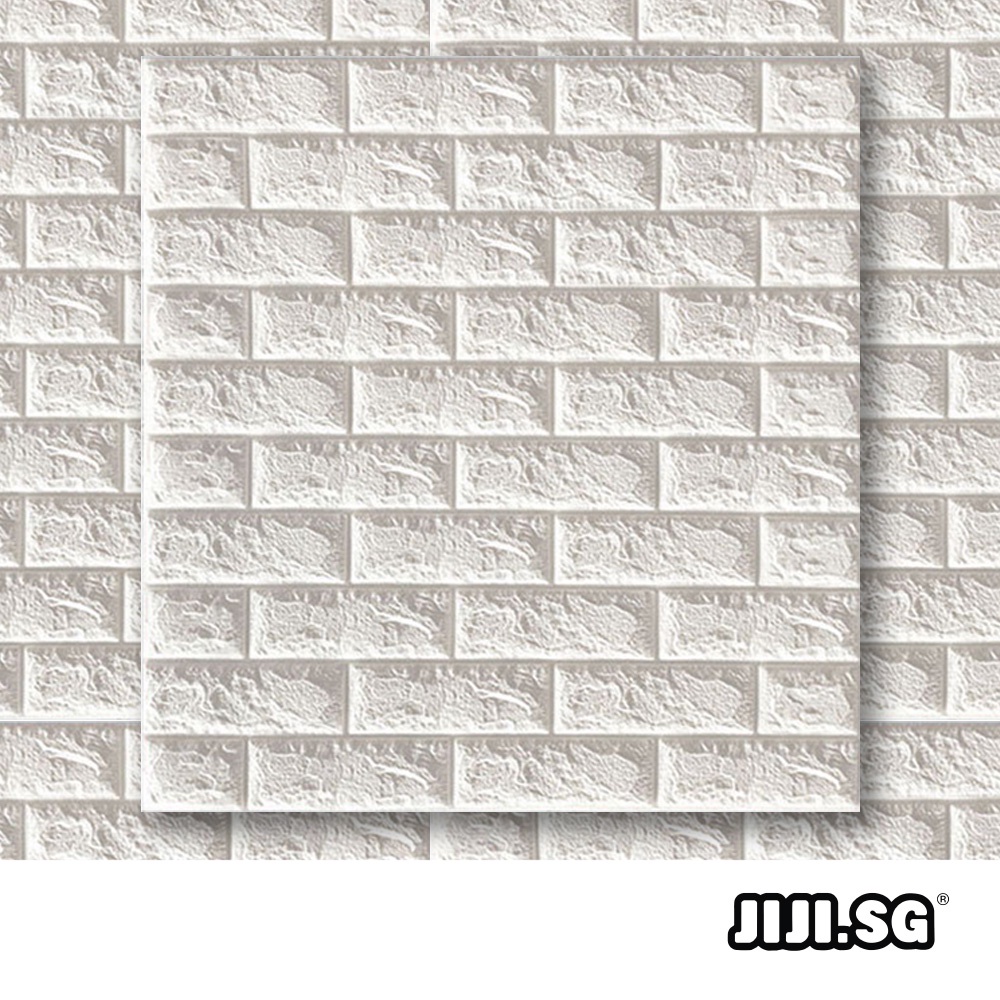 (JIJI.SG) BAKUTA 3D Brick Wallpaper / Wall / Deco / Decoration / Pattern / Textured Wall