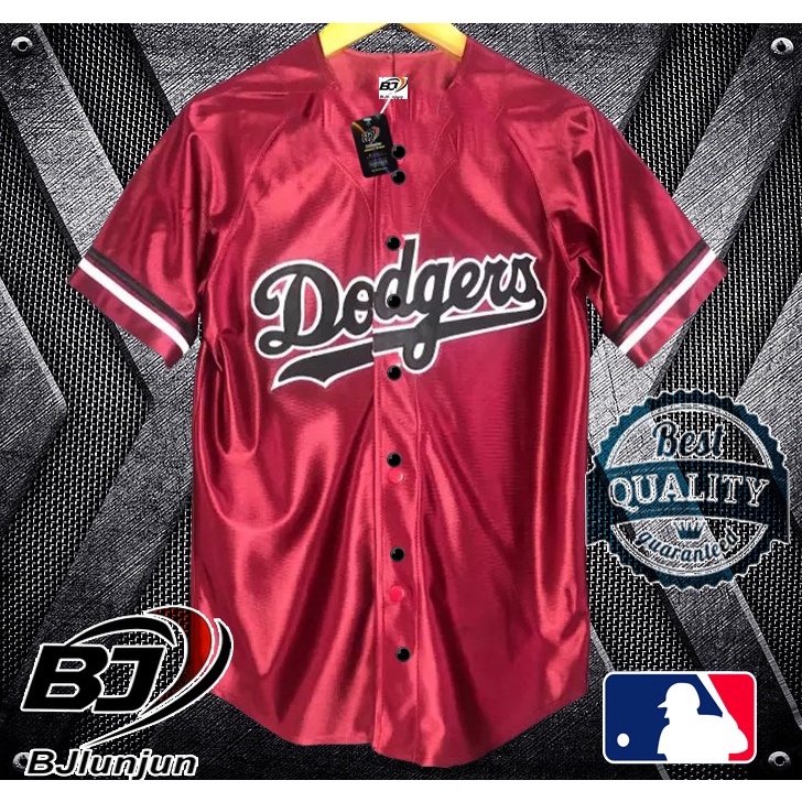 MERAH Women's hijab jersey, angel pink dodger jersey Red, ny pink ny