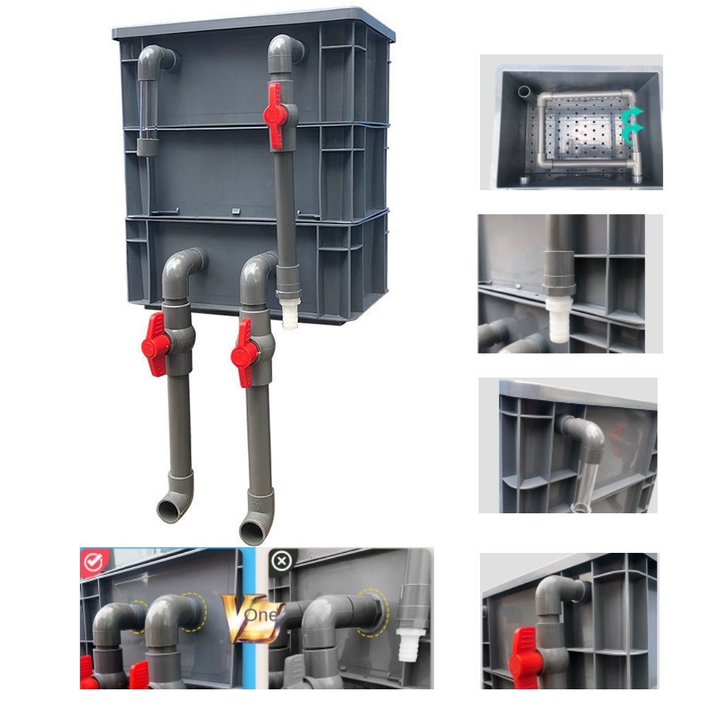 Aquarium Pond Filter Turnover Drip Box Filter Box Water Circulating