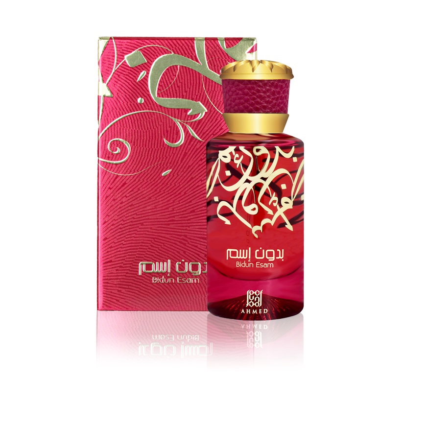 Bidun Esam with top notes of Saffron and Rose. EDP 50 ML by Ahmed Al