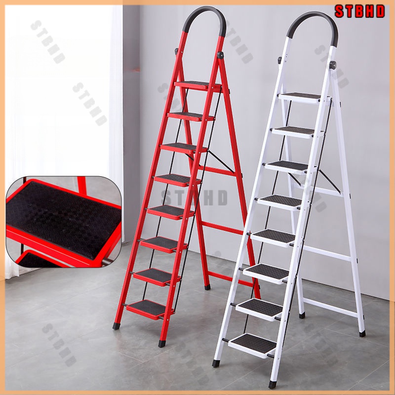 Herringbone Ladder Thickened household folding ladder 27steps Anti