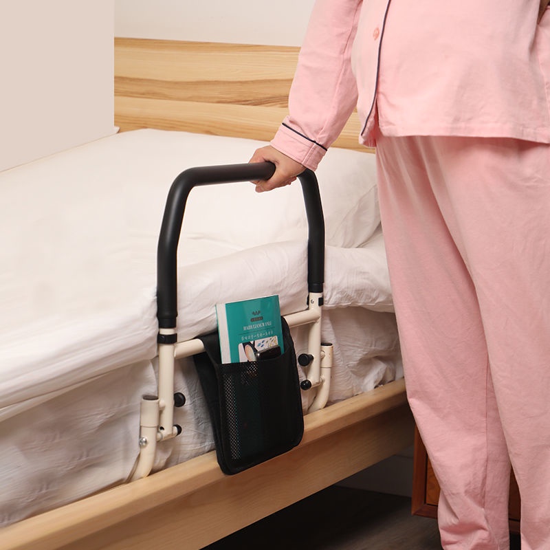 [SG Stocks]Bed Rail - Bedside Fall Prevention Grab Bar Mobility Aid for ...