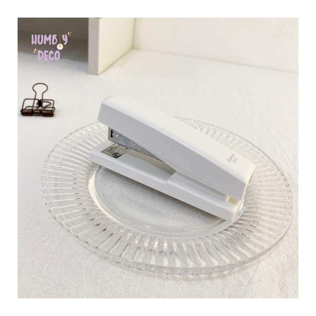 PUTIH Korean Aesthetic Minimalist White Stapler Office Stationery