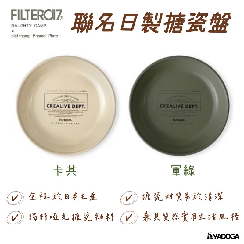 [Wild Taoist] Filter017 X platchamp Enamel Plate Joint Japanese 017 ...