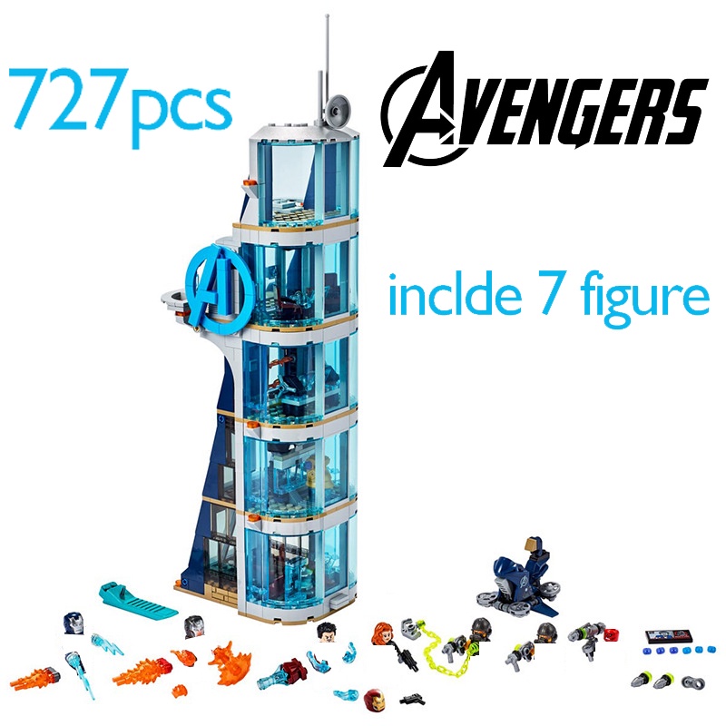 Avengers Tower Compatible Lego 76166 Marvel Guardians Galaxy