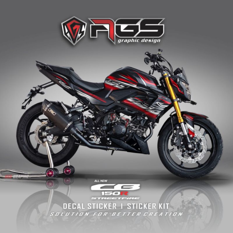 Full BODY STICKER/DECAL CB150R V4 TRIBAL BRUSH/DECAL STICKER AGS ...