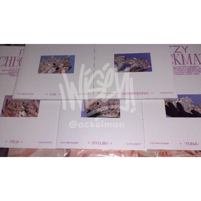 Album Only Itzy Checkmate All Members Yeji Lia Ryujin Chaeryeong Yuna ...