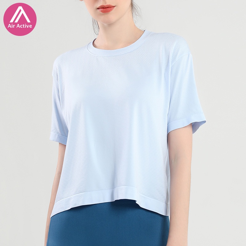 Air active Casual Yoga Top Quick-drying Sports Short Sleeve T-shirt