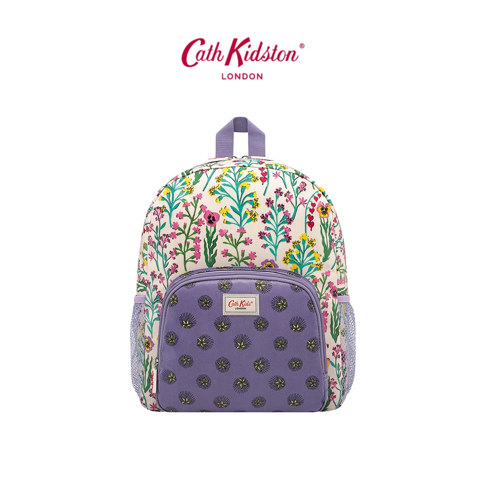Cath Kidston Paper Pansies Kids Classic Large Backpack with Mesh Pocket Shopee Singapore