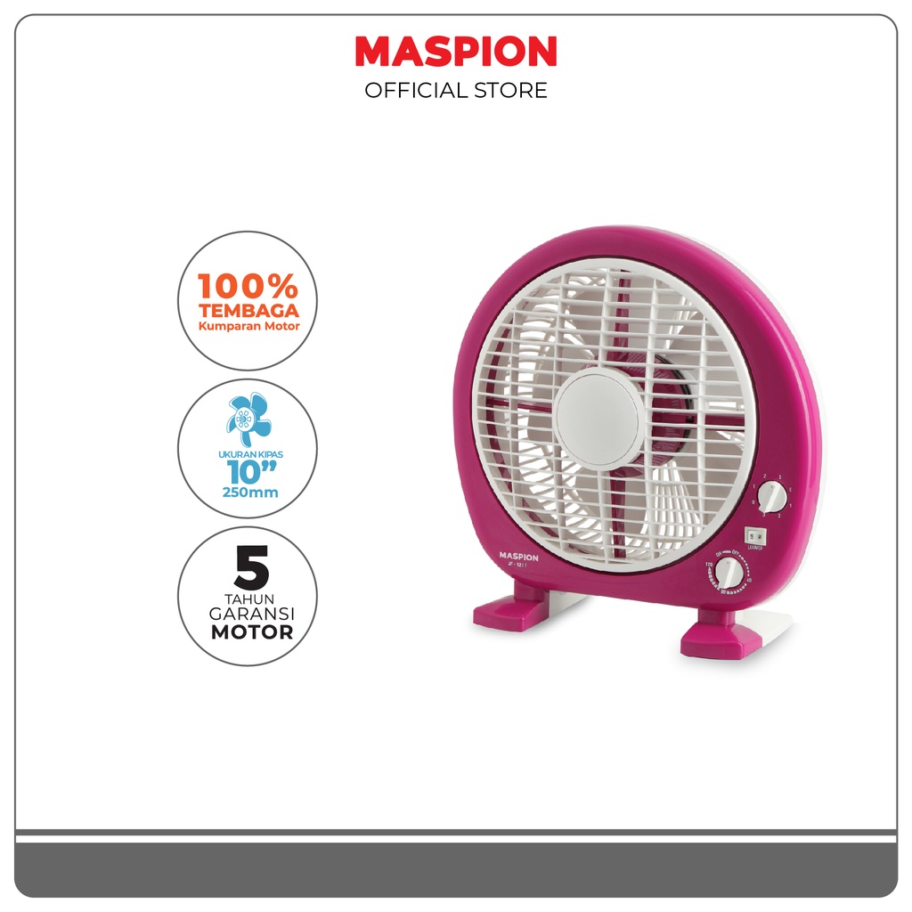 Maspion Kipas Angin Kotak Box Fan 10 Inch JF-121 T - Gambar 2