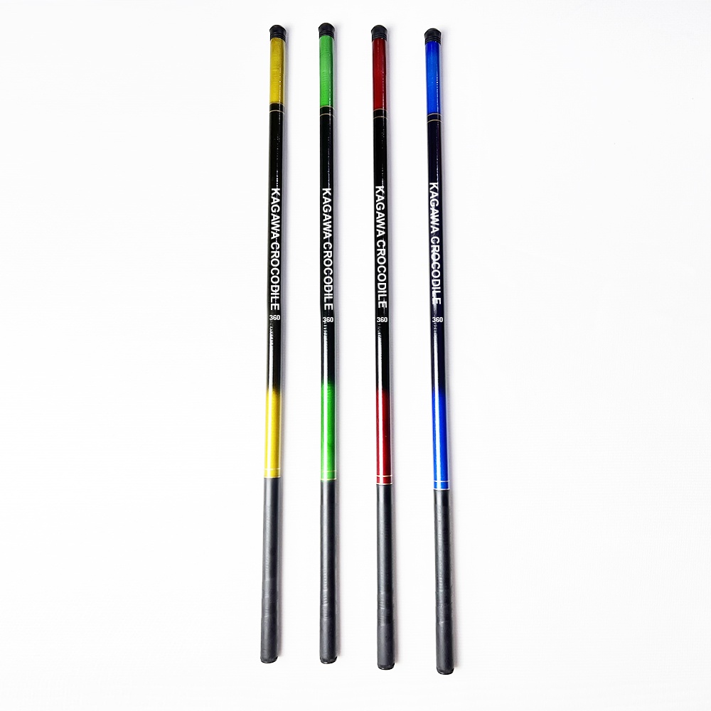Joran Tegek Crocodile Fiber Ukuran Lengkap Action Medium Hard - Gambar 4