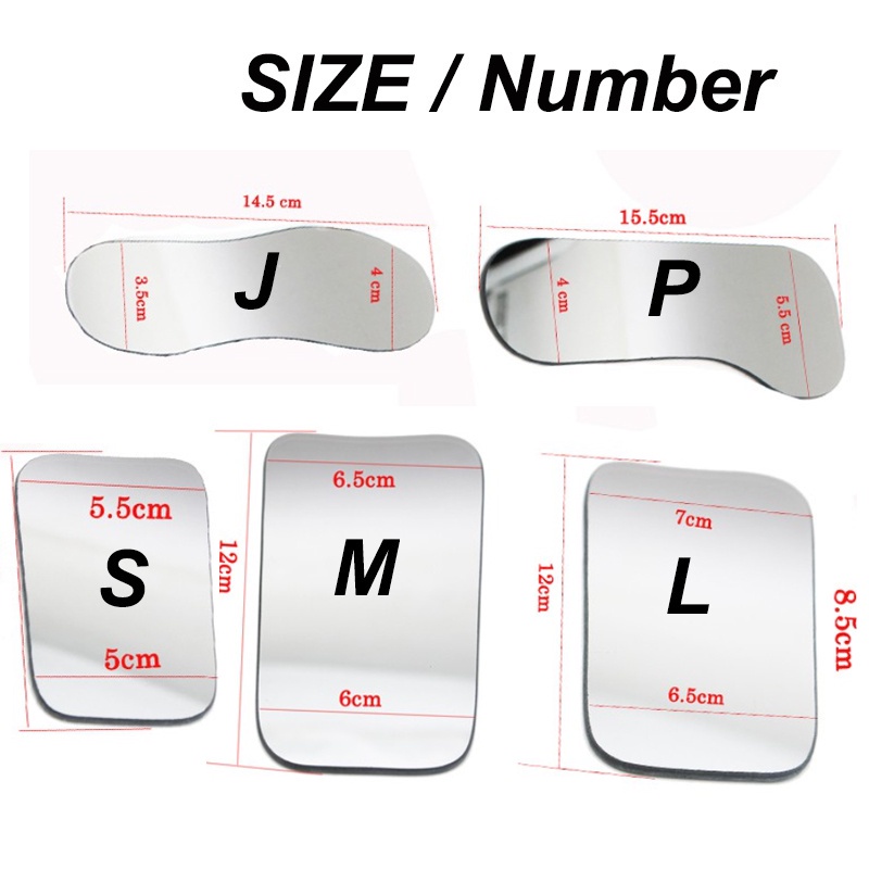 Dental Photography Mirrors Double-Sided Mirrors Reflector Oral Glass ...
