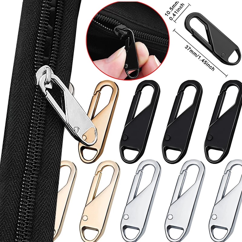 Zipper Slider Puller Removable DIY Sewing Crafts for Down Jacket Travel ...