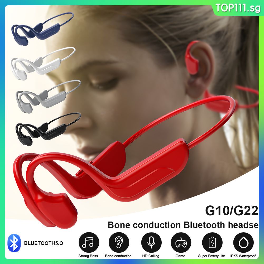 G10g22 Wireless Bluetooth Bone Conduction Earphones Sports Waterproof For Noise Reduction With 4850