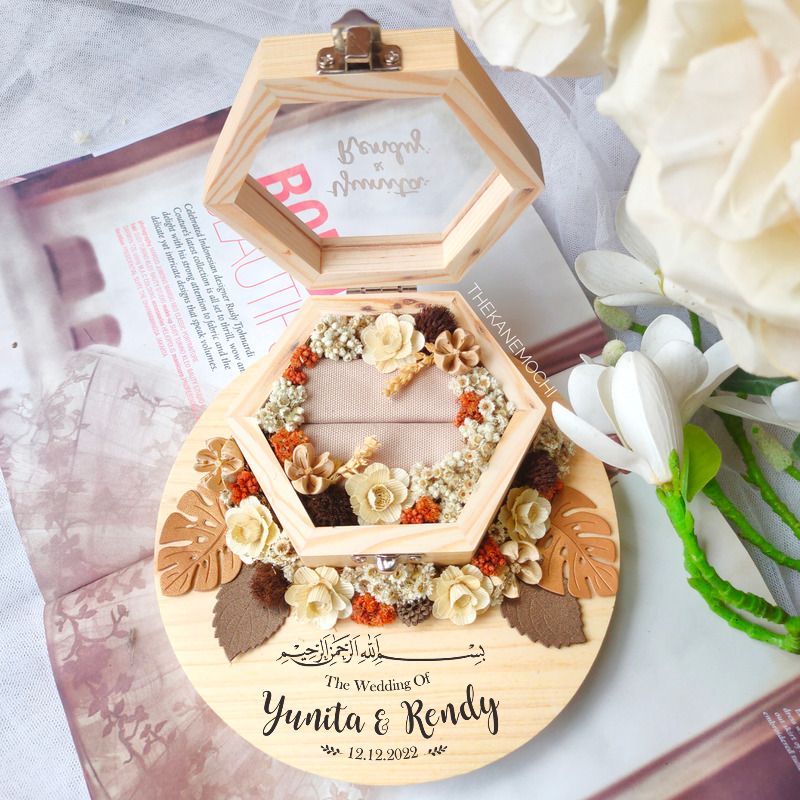 Ring Box Aesthetic Rustic Ring Box | Shopee Singapore
