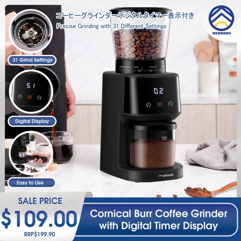 Electric conical 2025 burr coffee grinder