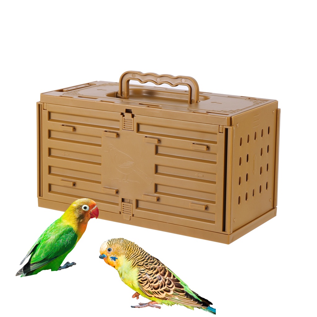 Mini Bird Cage Portable Interlocking Transport Bird Cage House for