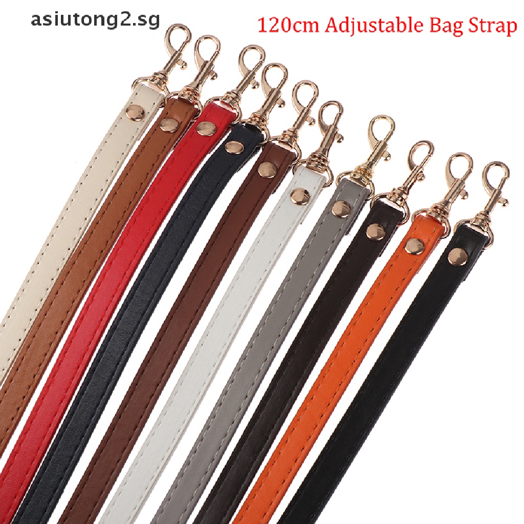 [asiutong2] 120cm Leather Shoulder Bag Handle Purse Strap Handbags Belt Strap Bag Accessory [SG