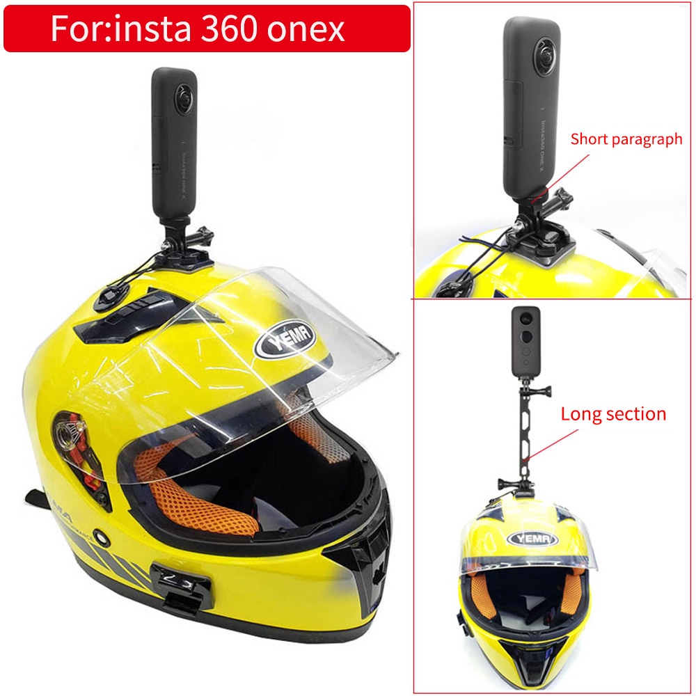 TUYU Insta360 One X3/X2/X/GOPRO Helmet Stand for Insta 360 Accessories
