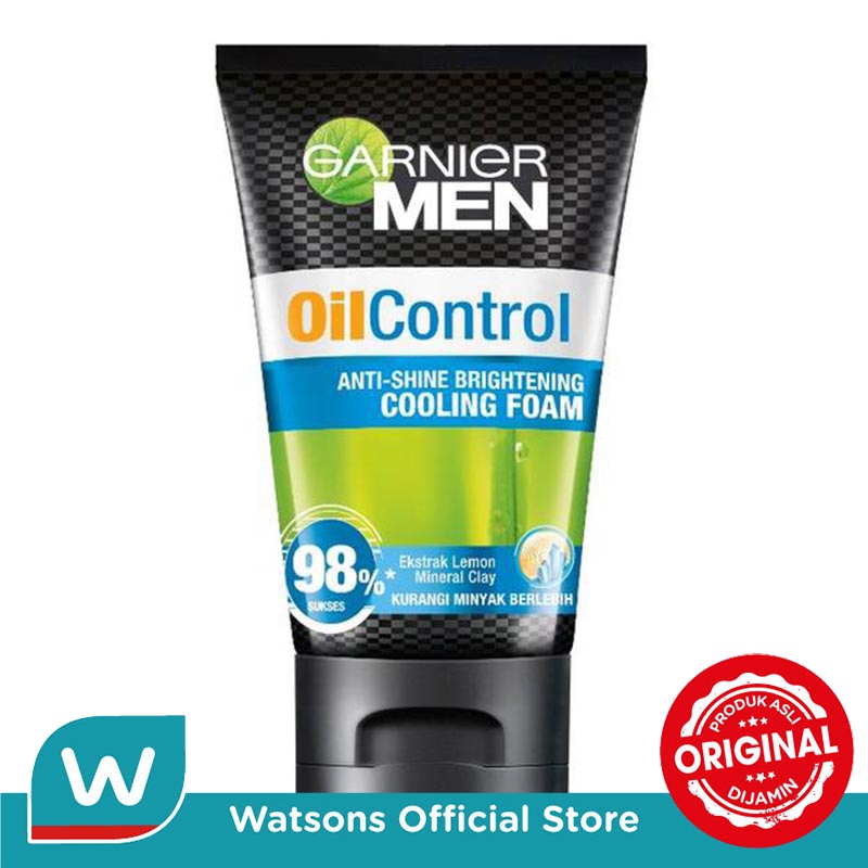 Garnier Men Oil Control Cooling Foam 100ml - Gambar 4