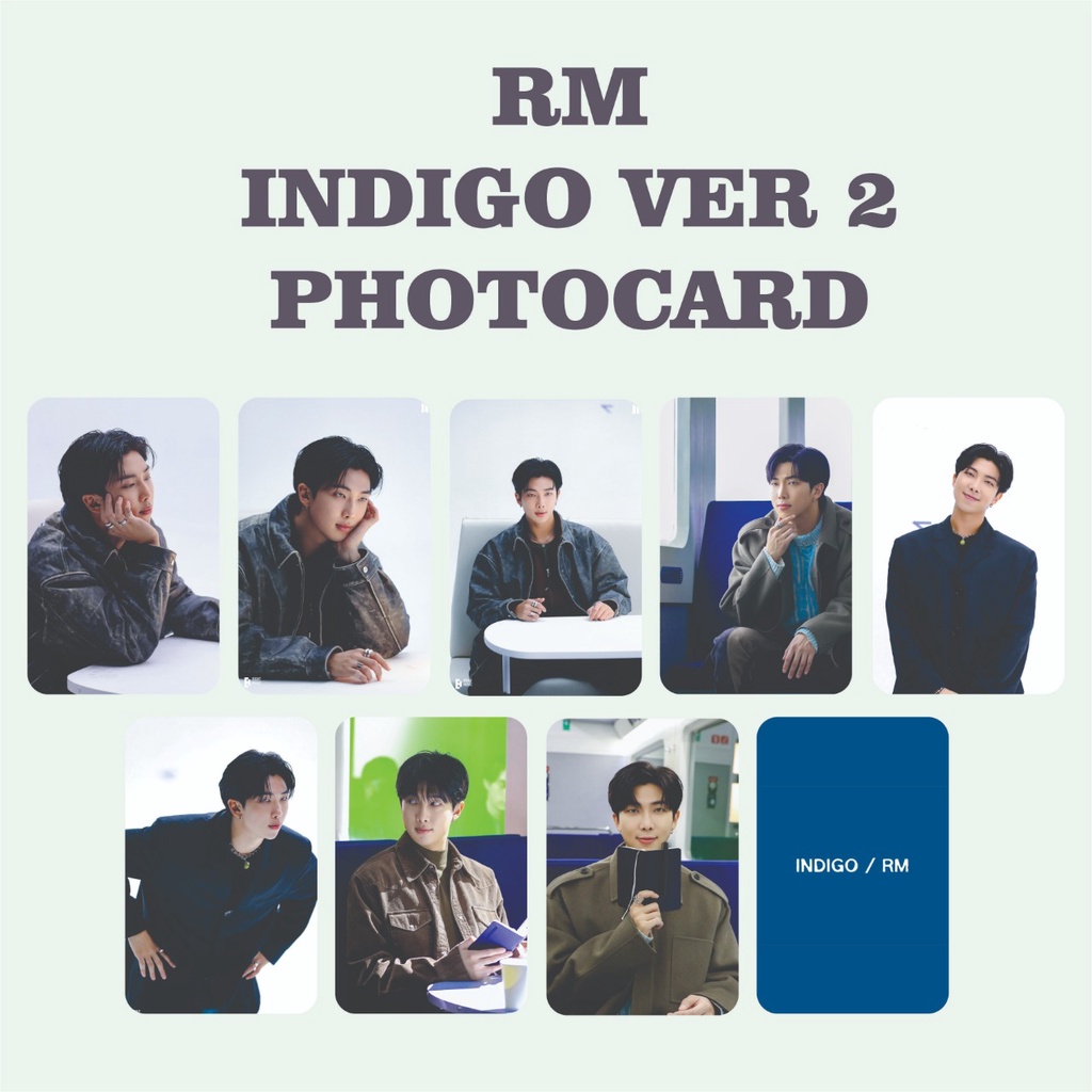 KUKIRA] RM Kim Namjoon Indigo Photocard Album | Shopee Singapore
