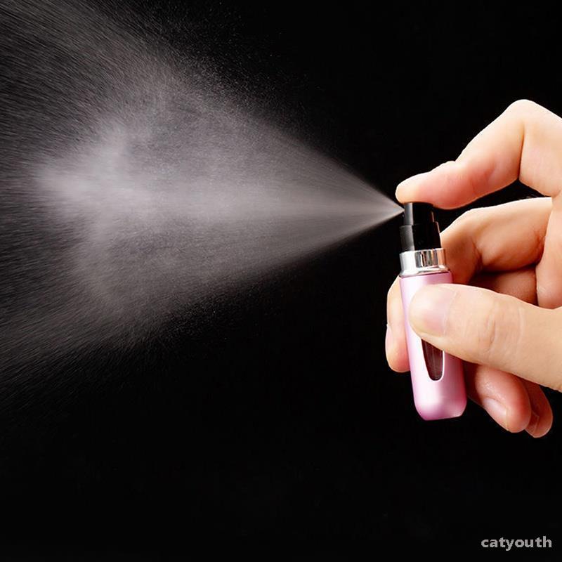 Perfume Atomizer Mini Perfume Refillable Bottle Portable Aluminum ...